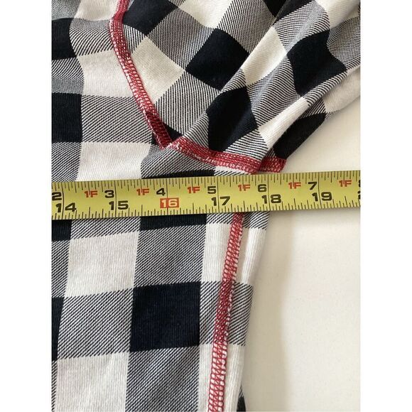 Hanna Andersson Womens Buffalo Check Henley Top Sz M Jogger Pants XL - Picture 4 of 12
